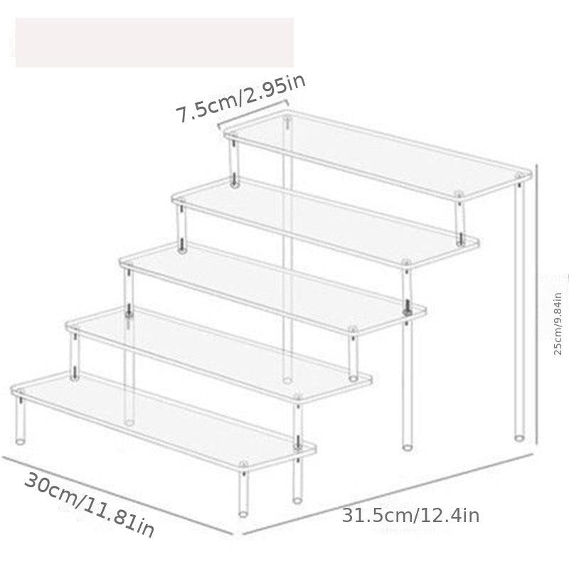 Acrylic Ladder Display Stand for Dolls