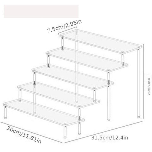 Acrylic Ladder Display Stand for Dolls