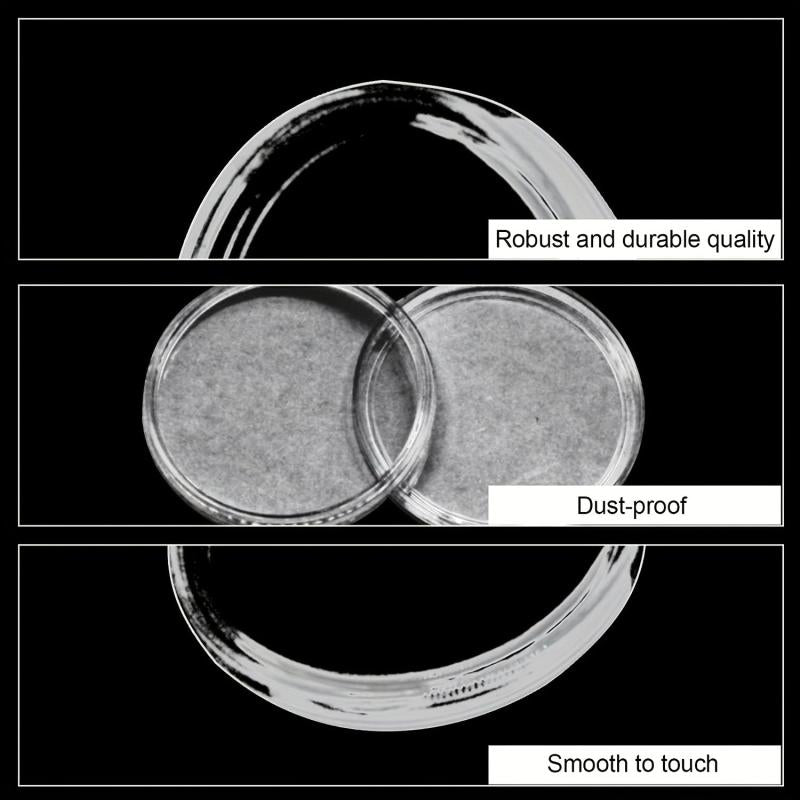 10 Piece Professional Silver Coin Holder Container for Collectors