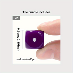 10 Mini Dice for Games Math Teaching
