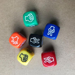 Rock Paper Scissors Game Dice Punching Fun Dice Small Toy