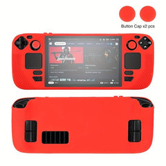 Silicone Protective Case for Steam Deck with Thumb Grip Caps