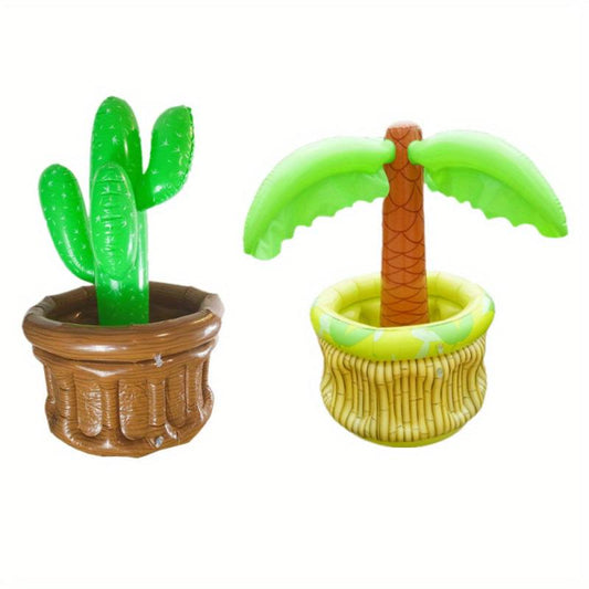 Water Ice Bar Cactus Coconut Ice Bucket Halloween Party Decoration