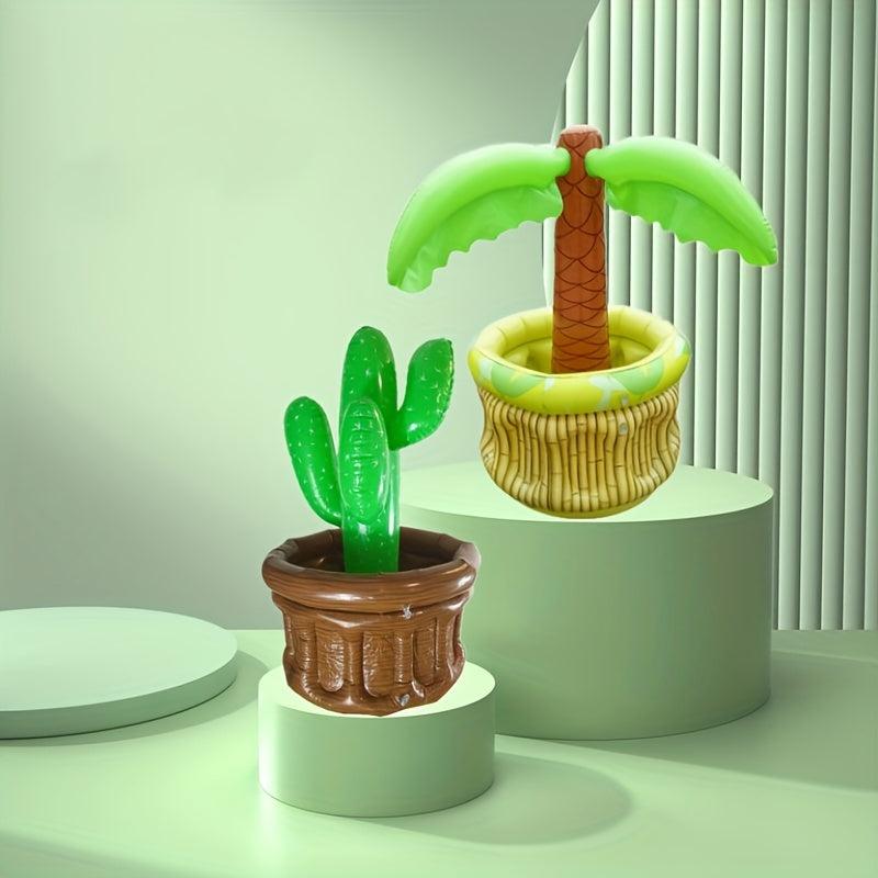 Water Ice Bar Cactus Coconut Ice Bucket Halloween Party Decoration