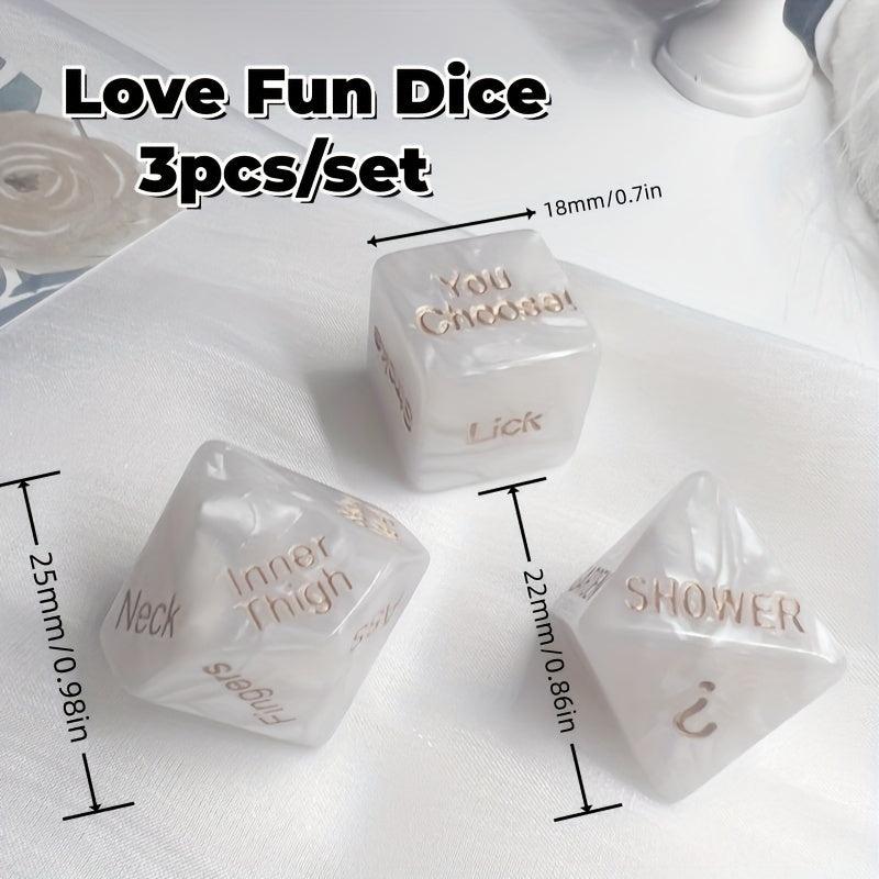 Love Fun Dices Game For Couples - Holiday Gift Set