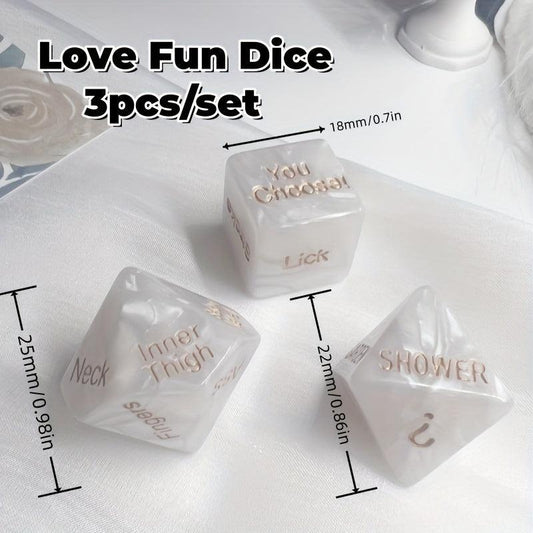 Love Fun Dices Game For Couples - Holiday Gift Set