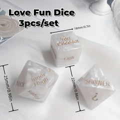Love Fun Dices Game For Couples - Holiday Gift Set