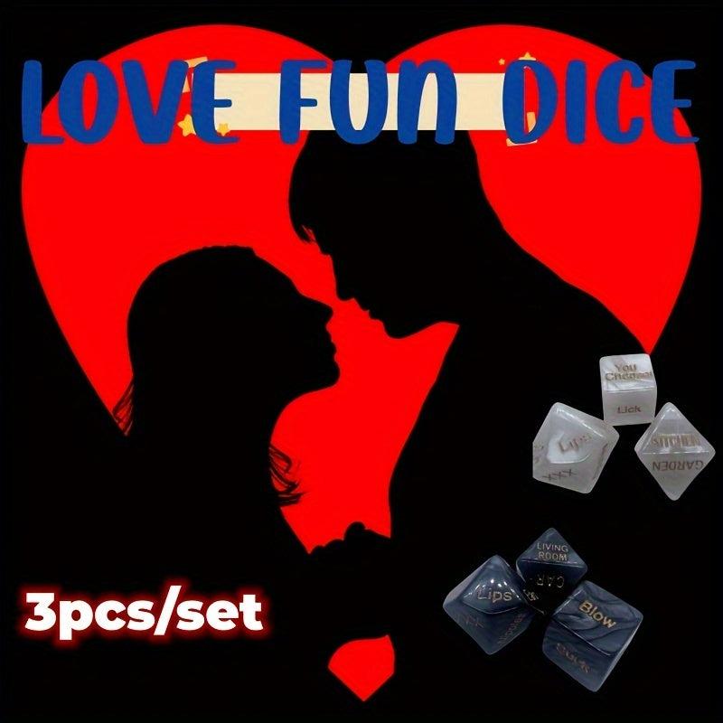 Love Fun Dices Game For Couples - Holiday Gift Set