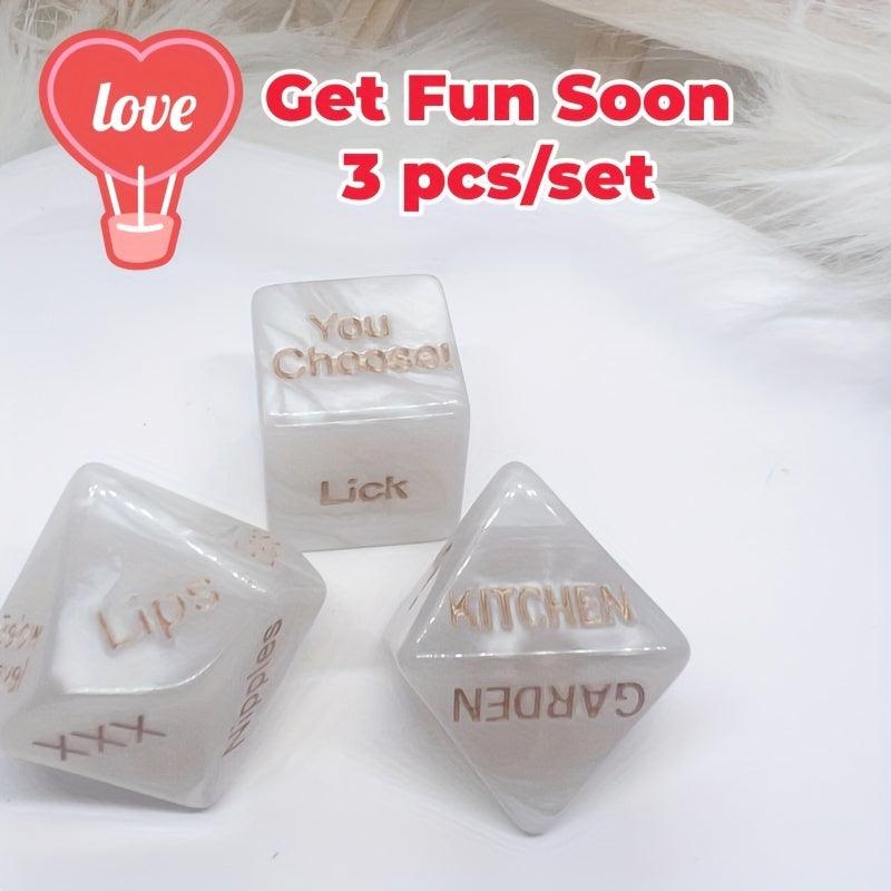 Love Fun Dices Game For Couples - Holiday Gift Set