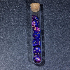 7pcs Test Tube Dice sided Dice Fun Indoor Game Toy Gift For Kids