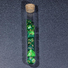 7pcs Test Tube Dice sided Dice Fun Indoor Game Toy Gift For Kids