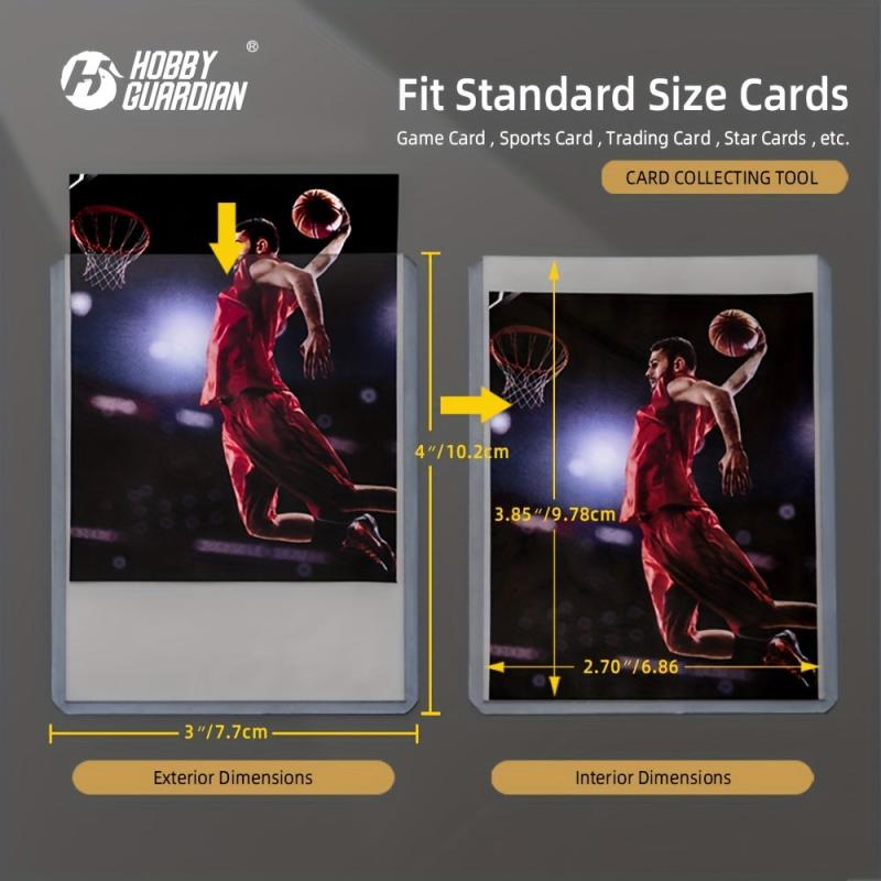 25pcs 55pt Regular TopLoader Trading Card Protectors