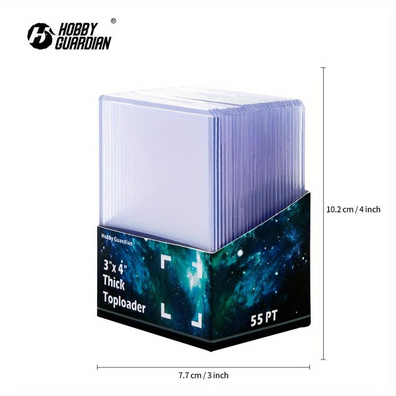 25pcs 55pt Regular TopLoader Trading Card Protectors