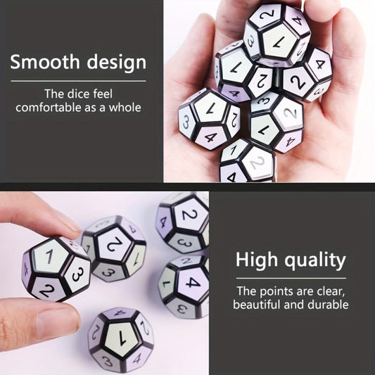 2pcs Essential Game Dices Set for Multiplayer Party Games