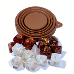 Coffee Dice Set & Cup - Table Games Collecting Gift