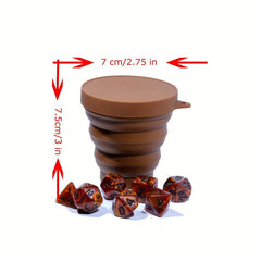Coffee Dice Set & Cup - Table Games Collecting Gift