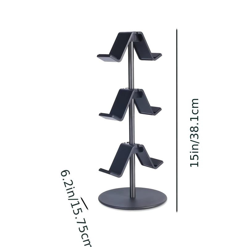 3-Tier Controller Stand Headphone Holder Game Controller Headset Hanger