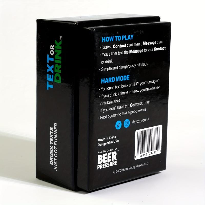 Text Or Drink English Drinking Game For Parties