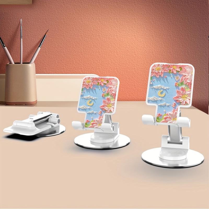 Sunset Pink Peach Blossom 360 Rotatable Bracket Mobile Phone Tablet Holder