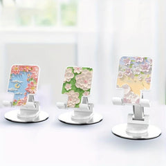 Sunset Pink Peach Blossom 360 Rotatable Bracket Mobile Phone Tablet Holder