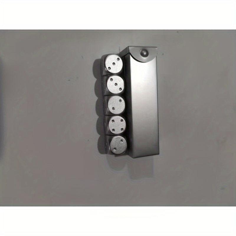 Aluminium Alloy Dices Set for Poker Game with Storage Box