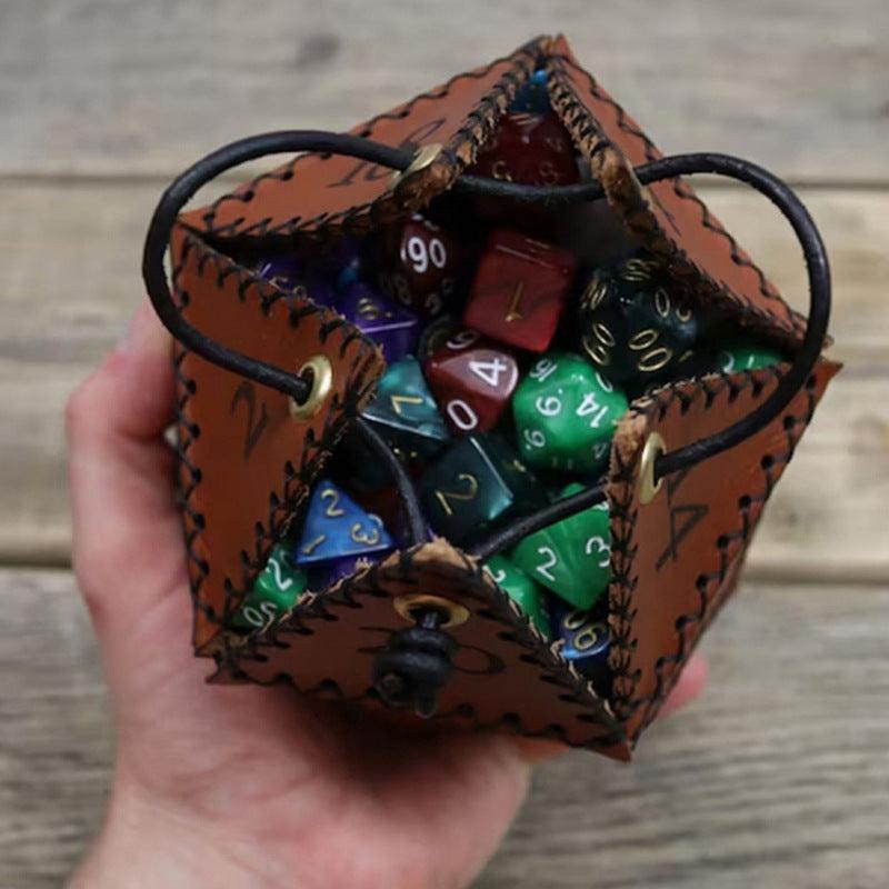 Multilateral Row Storage Bag for Board Game Dice