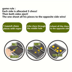 Montessori Dinosaur Battle Bounce Chess Toy Set