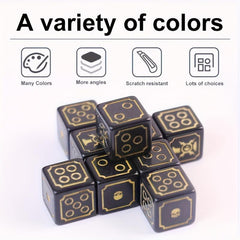 5pcs Multiplayer Dice Set for Party Games