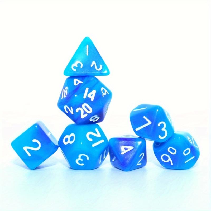 12mm Mini Polyhedral Dice Set for Tabletop Games