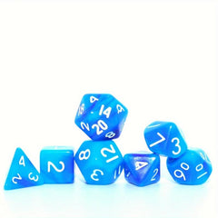 12mm Mini Polyhedral Dice Set for Tabletop Games