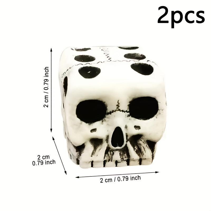 Skull Dice Party Game Funny Ornaments Car Decor