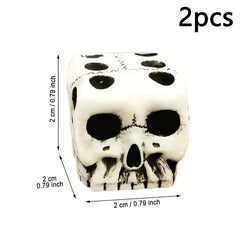Skull Dice Party Game Funny Ornaments Car Decor