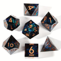 7pcs Polyhedral Dices - Cosplay Board Game Gift