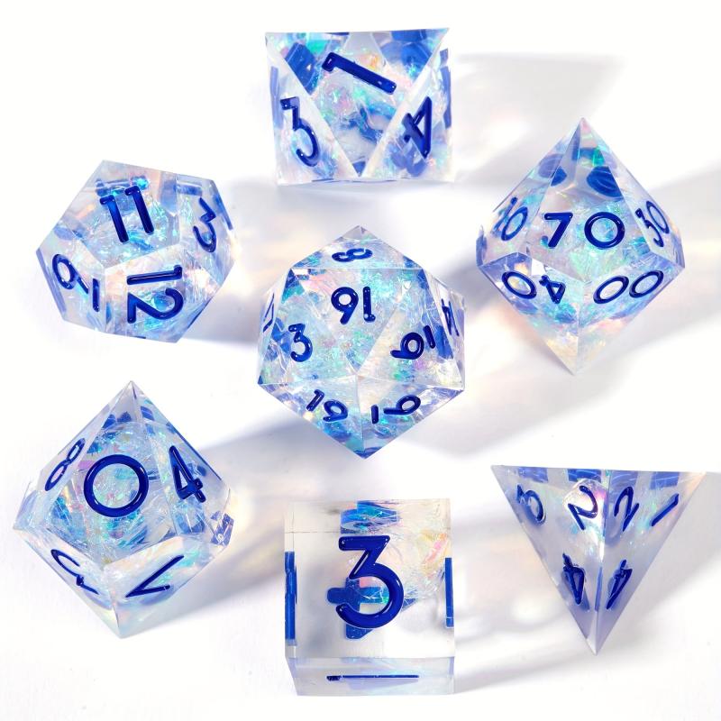 7pcs Polyhedral Dice Set for Tabletop Games - Halloween and Christmas Toys