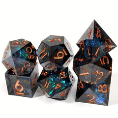 7pcs Polyhedral Dice Set for Tabletop Games - Halloween and Christmas Toys