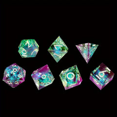 7pcs Polyhedral Dice Set for Tabletop Games - Halloween and Christmas Toys