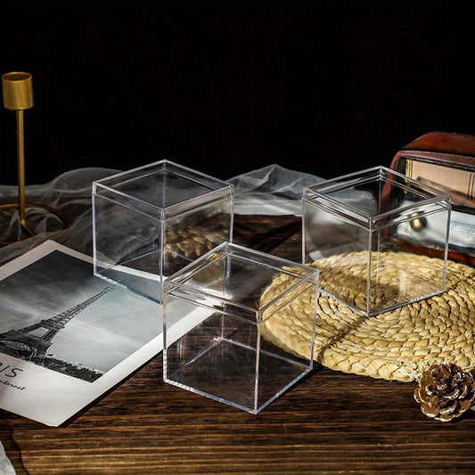 Square Acrylic Dustproof Storage Box for Hand Models
