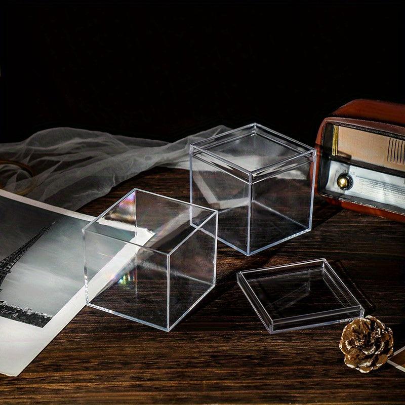 Square Acrylic Dustproof Storage Box for Hand Models