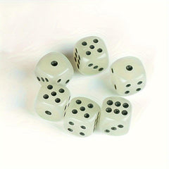 Glow In The Dark Dice Set And Dot Acrylic Rounded Dot Dices