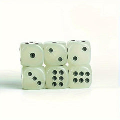 Glow In The Dark Dice Set And Dot Acrylic Rounded Dot Dices
