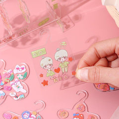 Guka Hanger Acrylic DIY Creative Decorative Chuck Hand Ledger Sticker Set