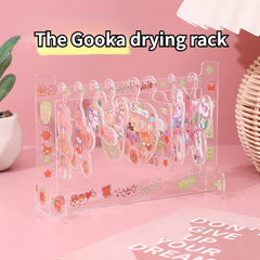 Guka Hanger Acrylic DIY Creative Decorative Chuck Hand Ledger Sticker Set