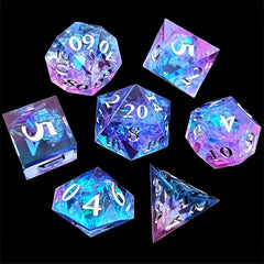 7pcs Polyhedral Resin Dice RPG Tabletop Game Gift