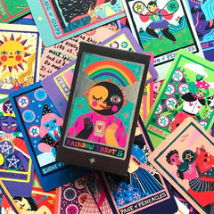 Classic Rainbow Tarot Deck With Guide Book for Beginners
