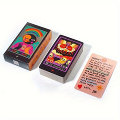 Classic Rainbow Tarot Deck With Guide Book for Beginners