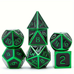 7pcs Metal Polyhedral Dice Set for Role-playing Games
