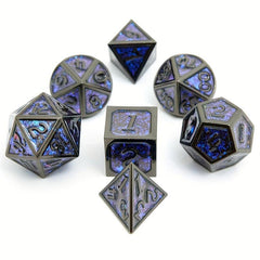 7pcs Metal Polyhedral Dice Set for Role-playing Games
