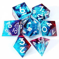7pcs Resin Polyhedral Dice Set for RPG Board Game