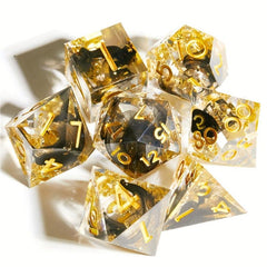 7pcs Resin Polyhedral Dice Set for RPG Board Game