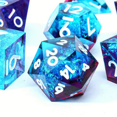 7pcs Resin Polyhedral Dice Set for RPG Board Game